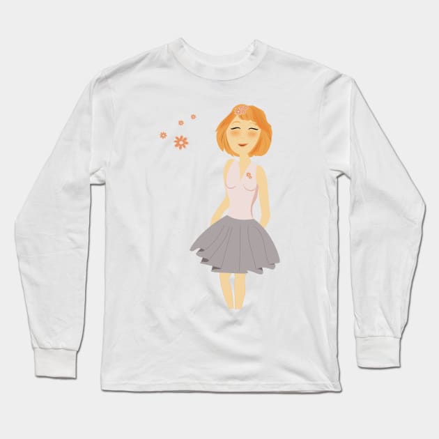 Dreamgirl - Princess of the summer seasons Long Sleeve T-Shirt by Aurealis